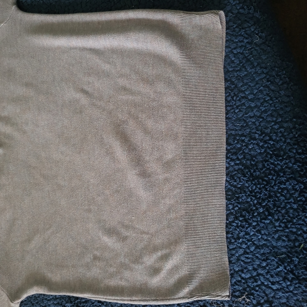 Vintage Lahmar Gray V-Neck Sweater Made in USA Mens Large 042025 - Picture 6 of 7